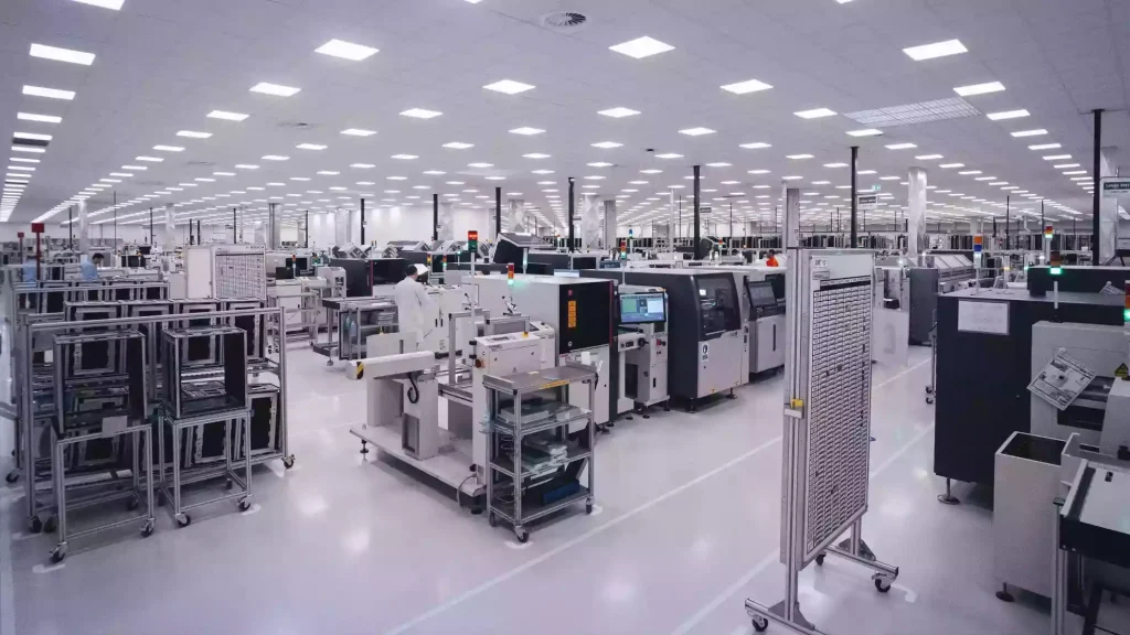 Geyuan Electronics production facility cleanroom