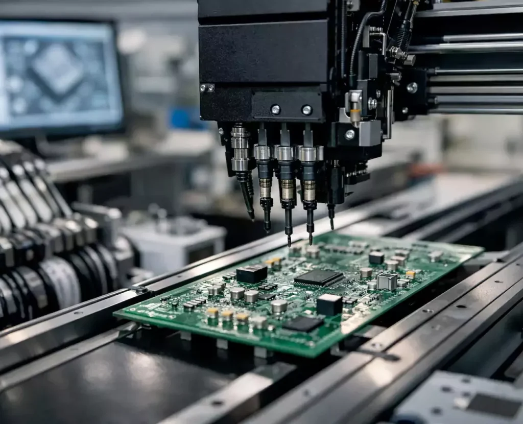 Complete turnkey PCB assembly pick and place production process1