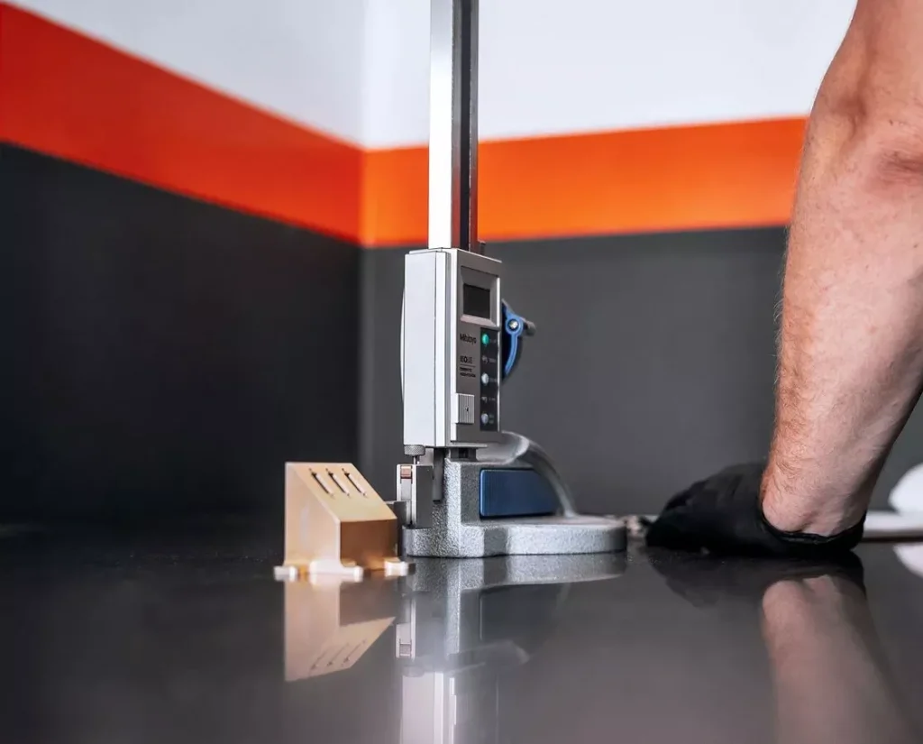 Inspection Processed metal parts