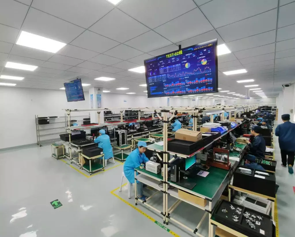 One of Geyuan Electronics product assembly workshops
