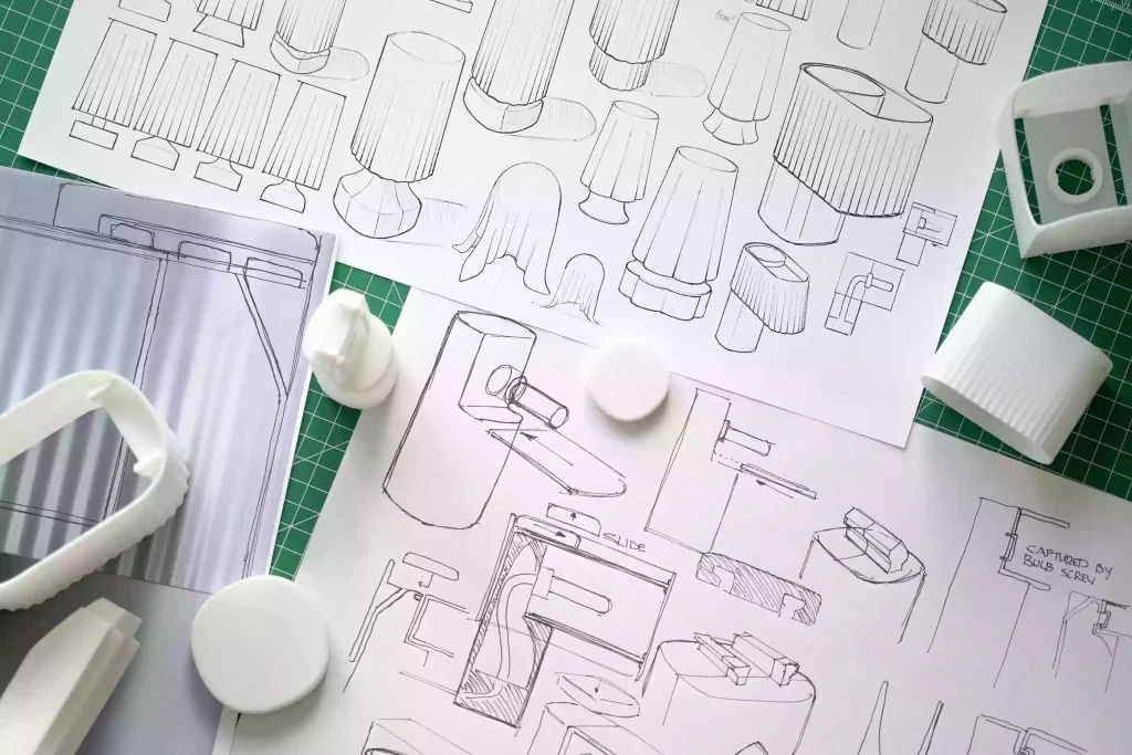 Product design and prototype part injection molding production