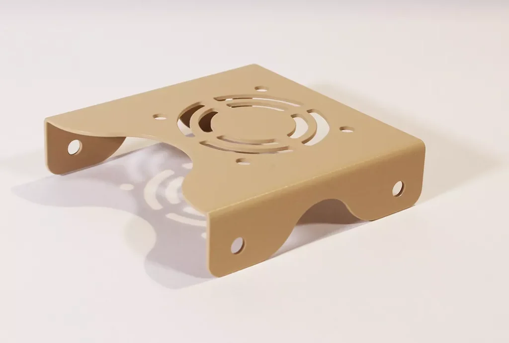 Production of metal parts after surface finishing