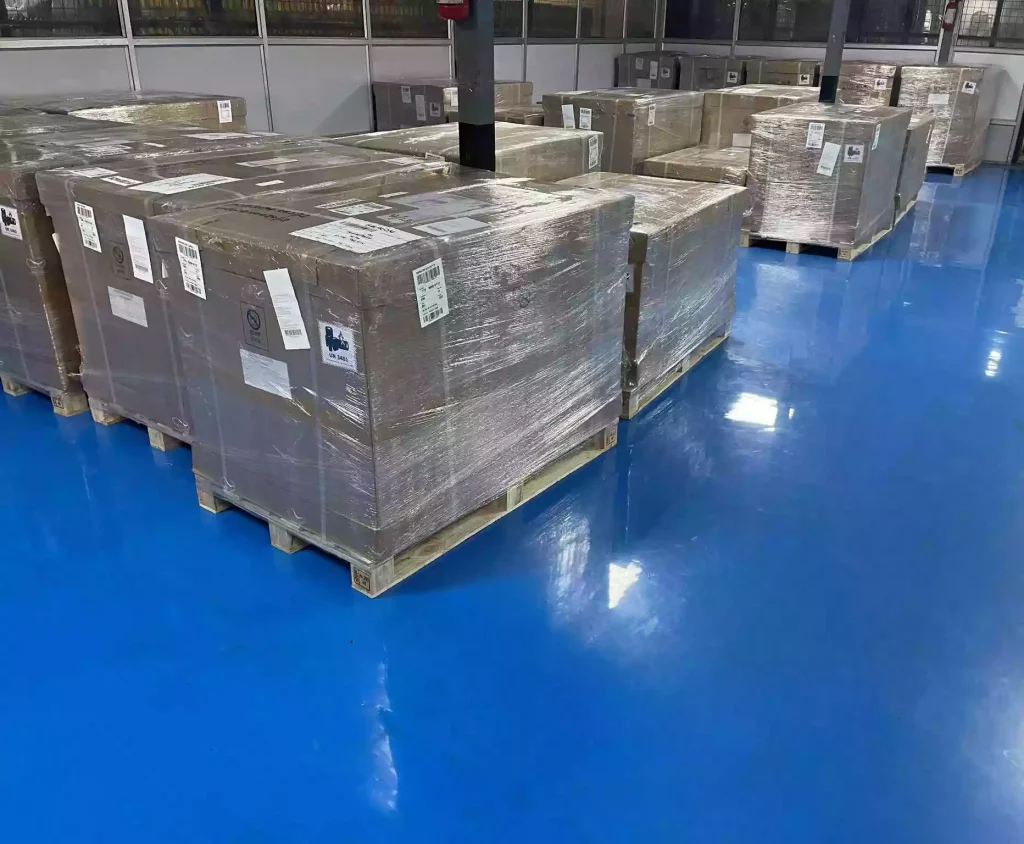 wearhouse Packed products in the warehouse